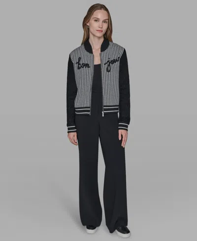 Karl Lagerfeld Cardigan Sweater In Multi