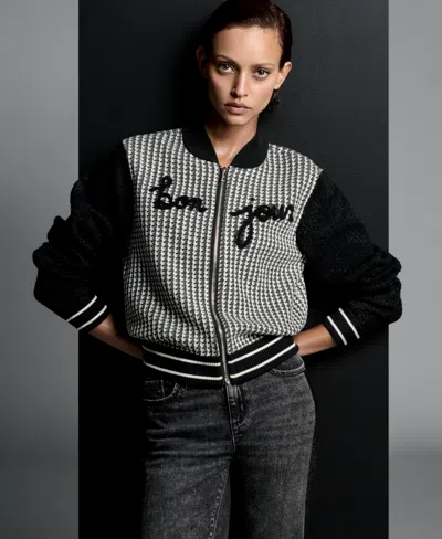 Karl Lagerfeld Cardigan Sweater In Multi