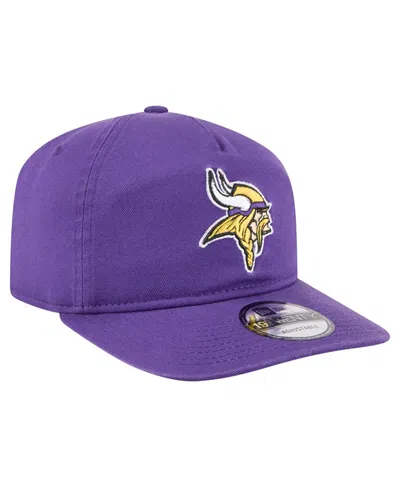 New Era Men's Purple Minnesota Vikings Team 19twenty Adjustable Hat In Purple