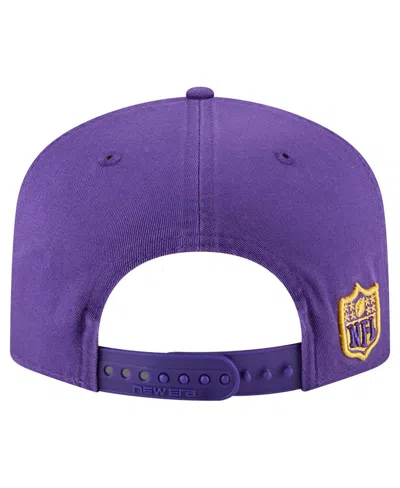 New Era Men's Purple Minnesota Vikings Team 19twenty Adjustable Hat In Purple