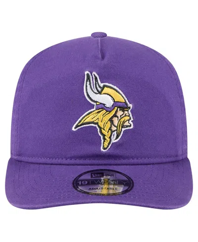 New Era Men's Purple Minnesota Vikings Team 19twenty Adjustable Hat In Purple