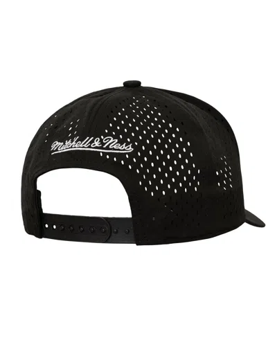 Mitchell & Ness Black New York Mets Perfect Icon Pro Pinch Snapback Hat In Brown