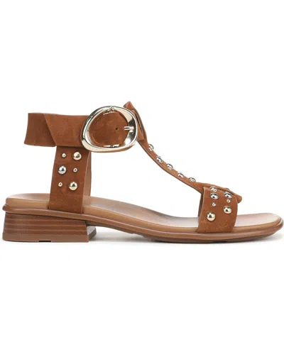 Naturalizer Women's Brandy-stud Strappy Sandals In Brown