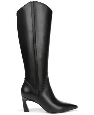 Naturalizer Women's Emily Wide Calf Zipper Tall Boots In Black