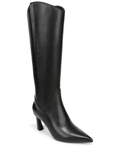 Naturalizer Women's Emily Wide Calf Zipper Tall Boots In Black