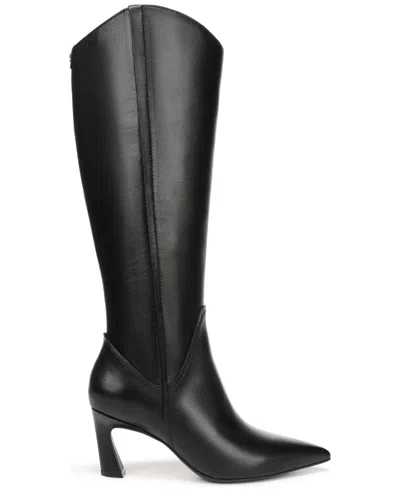 Naturalizer Women's Emily Wide Calf Zipper Tall Boots In Black