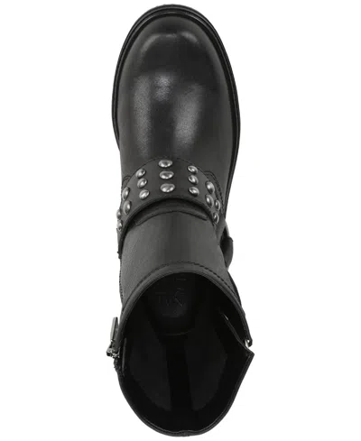 Naturalizer Women's Optimus-stud Western Short Boots In Black