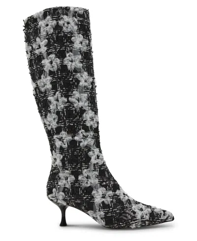 Betsey Johnson Maxxine Knee High Boot In Animal Print