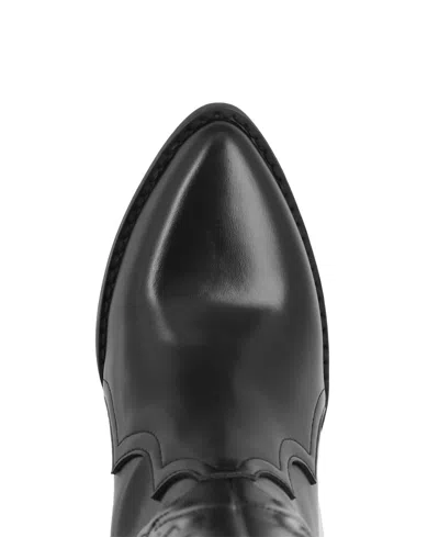 Mia Women's Spenser Pointed Toe Western Style Tall Boots In Black