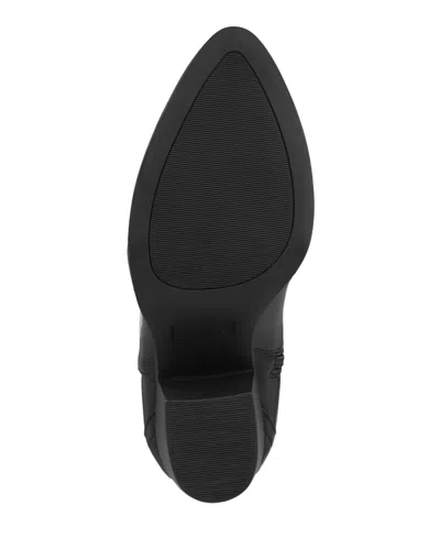 Mia Women's Spenser Pointed Toe Western Style Tall Boots In Black