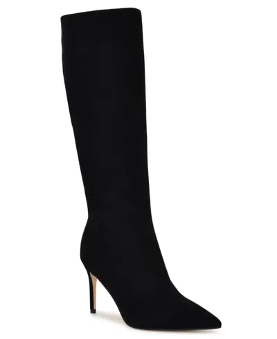 Nine West Women's Richy Tall Stiletto Boots In Black