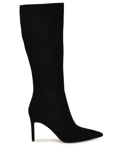 Nine West Women's Richy Tall Stiletto Boots In Black