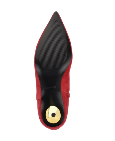 Nine West Hamesa Pointed Toe Bootie In Red