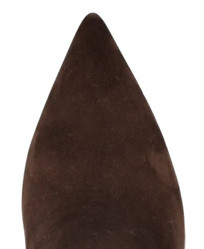 Nine West Women's Cook Tall Stiletto Dress Boots In Brown