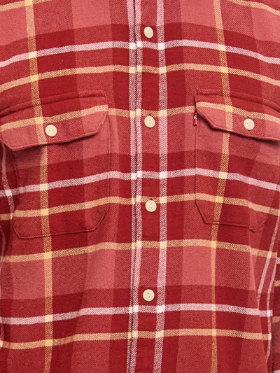 Levi's Buttoned-cuff Plaid-pattern Shirt In Multi