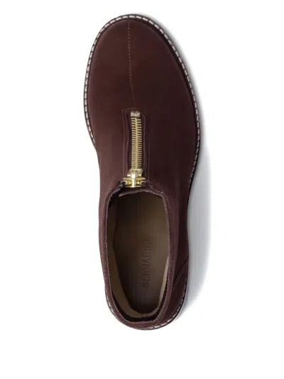 Bernardo 22mm Tess Zip-front Ankle Boots In Brown