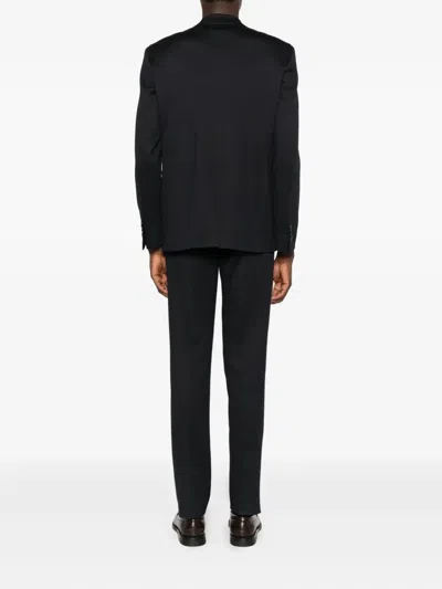 Etro Single-breasted Suit In Black