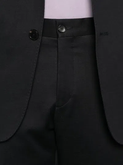 Etro Single-breasted Suit In Black