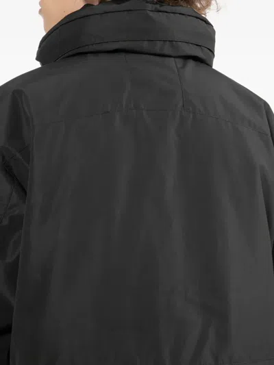 Izzue Logo-embroidered Jacket In Black