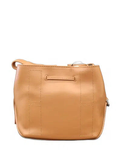 Hogan Mini Hocket Drawstring Shoulder Bag In Brown