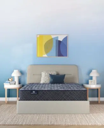 Serta Perfect Sleeper Lavender Falls 12 Medium Hybrid Tight Top Mattress Collection In Blue