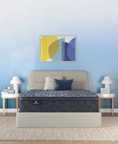 Serta Perfect Sleeper Osiria Rose 14" Medium Pillow Top Mattress Set, Twin Xl In Blue