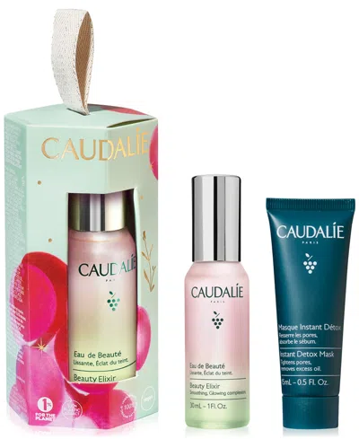 Caudalíe Instant Detox Mask & Beauty Glow Elixir Set In Transparent
