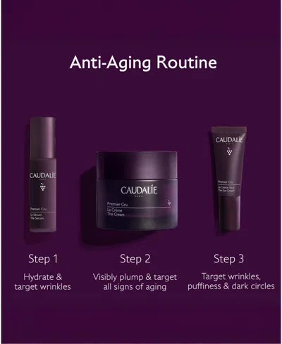 Caudalíe Premier Cru Anti-aging Routine For Fine Lines And Wrinkles In Purple