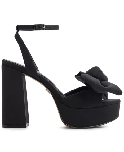 Aldo Women's Luscious 2-piece Round Toe Dress Sandals In Black