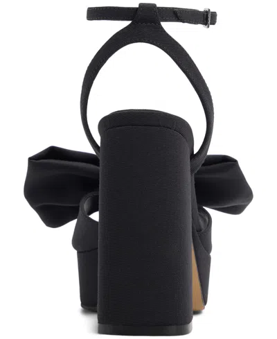 Aldo Women's Luscious 2-piece Round Toe Dress Sandals In Black