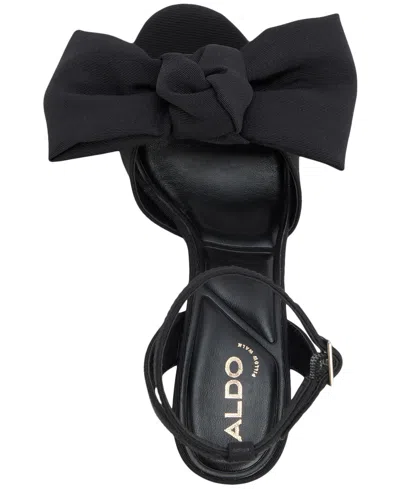 Aldo Women's Luscious 2-piece Round Toe Dress Sandals In Black