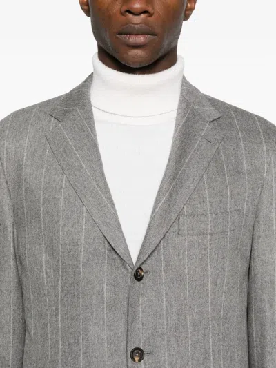Eleventy Tailored Suit And Straight-leg Trousers In Gray