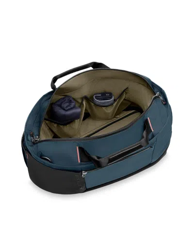 Briggs & Riley Zdx Expandable Overnighter In Blue