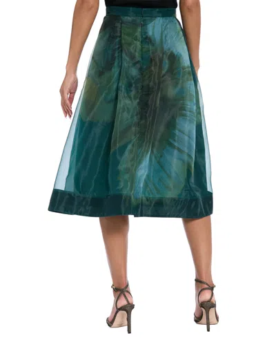 Muse Women's Pleated Organza Midi Skirt In Multi