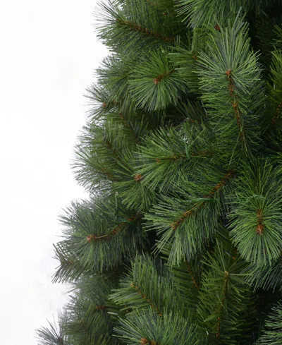 Puleo 7.5' Pre-lit Artificial Wyoming Pine Tree With Multi-function Led Lights In Green