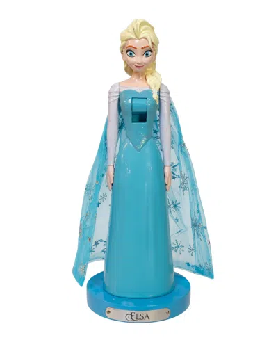Kurt Adler 10-inch Disney Elsa Nutcracker In Blue