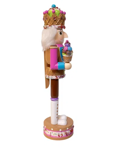 Kurt Adler 15-inch Ice Cream Nutcracker In Multi