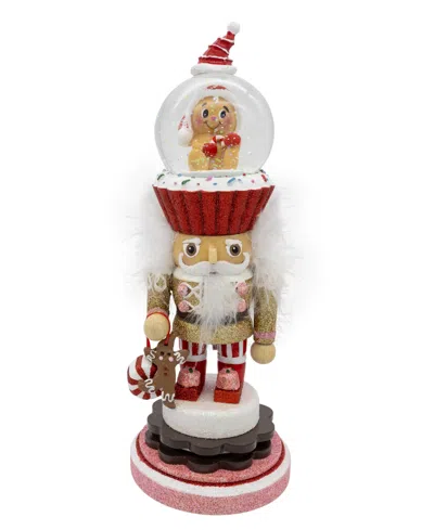 Kurt Adler 10-inch Hollywood Nutcrackers Gingerbread Water Globe Nutcracker In Multi