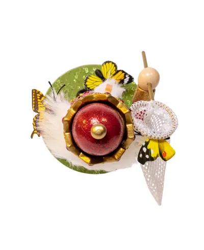 Kurt Adler 12-inch Wind-up Musical Butterfly Catcher Nutcracker In Multi