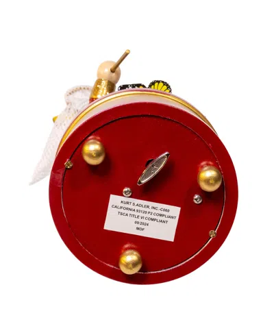 Kurt Adler 12-inch Wind-up Musical Butterfly Catcher Nutcracker In Multi