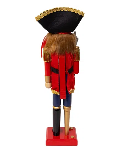 Kurt Adler 15-inch Pirate Nutcracker With Peg Leg In Red