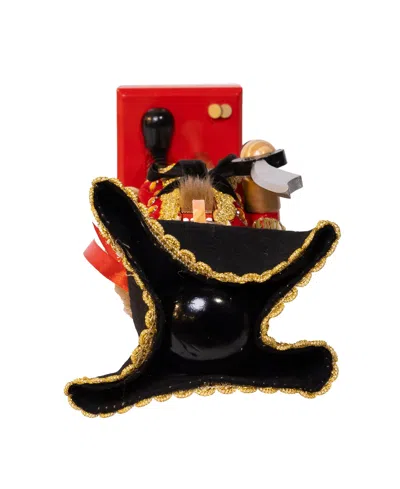Kurt Adler 15-inch Pirate Nutcracker With Peg Leg In Red