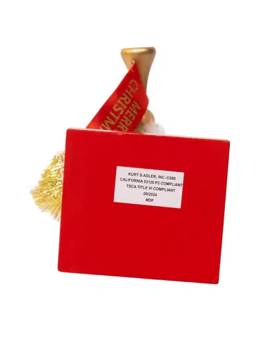 Kurt Adler Charming 15-inch Horn Nutcracker In Red