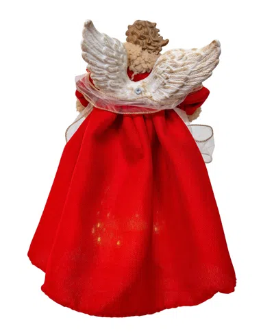 Kurt Adler 14-inch Angel Tree Topper In Multi