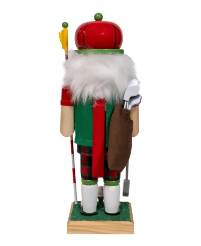 Kurt Adler 12-inch Wooden Golf Nutcracker In Multi