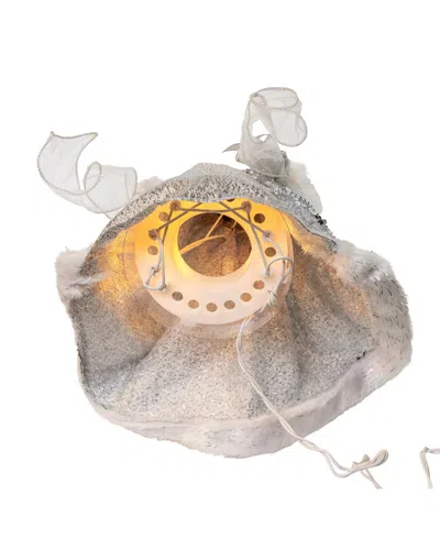 Kurt Adler 14-inch Angel Tree Topper In Silver