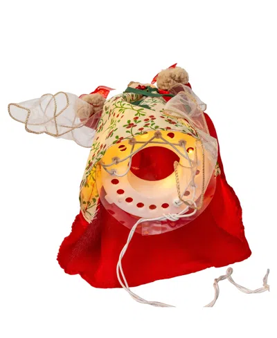 Kurt Adler 14-inch Angel Tree Topper In Multi