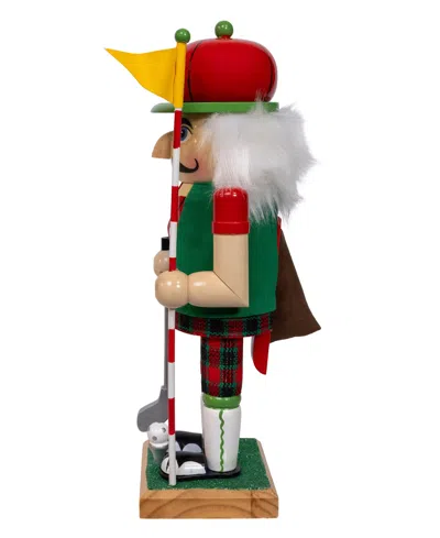 Kurt Adler 12-inch Wooden Golf Nutcracker In Multi