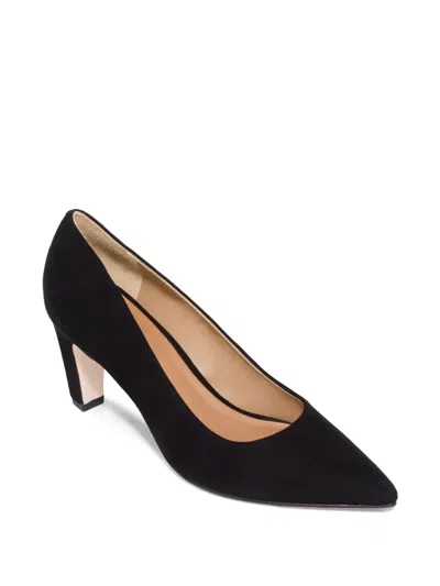 Bernardo 70mm Pointed-toe Suede Pumps In Black