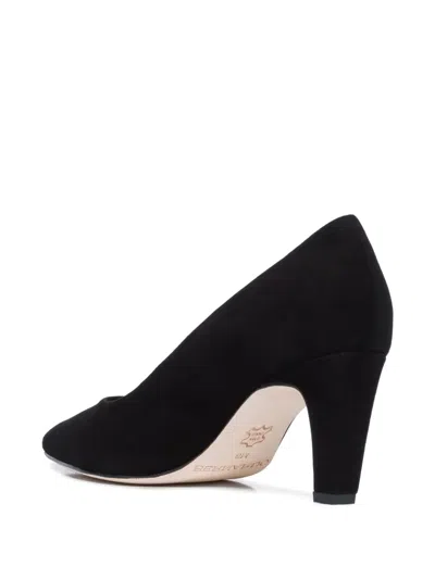 Bernardo 70mm Pointed-toe Suede Pumps In Black